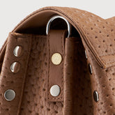 POSTINA® SMALL LEATHER BAG VENISSA BROWN LION | Zanellato