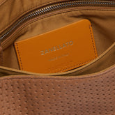 POSTINA® SMALL LEATHER BAG VENISSA BROWN LION | Zanellato