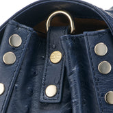 POSTINA® SMALL BAG IN CACTUS BLUE GLASS BLOWN LEATHER | Zanellato