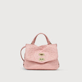 POSTINA® BABY BAG IN CACTUS PINK PANAMA LEATHER | Zanellato