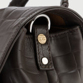 POSTINA® BABY IN BROWN ESPRESSO PRINTED LEATHER | Zanellato