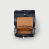 POSTINA® BABY IN BLUE ORIONE PRINTED LEATHER | Zanellato