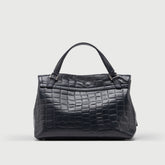 POSTINA® S IN BLUE ORIONE PRINTED LEATHER | Zanellato