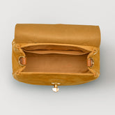 BABY POSTINA® MESSENGER BAG IN NUBUCK LEATHER BROWN BRANDY | Zanellato