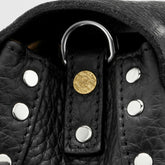 BABY POSTINA® MESSENGER BAG IN TUMBLED LEATHER BLACK NERO | Zanellato