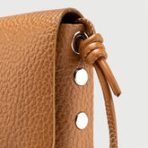 LETTERA® S IN BROWN BALCONIERA HAMMERED LEATHER | Zanellato