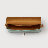 LETTERA® SMALL BAG IN PEPPERMINT GREEN HAMMERED LEATHER | Zanellato