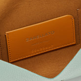 LETTERA® SMALL BAG IN PEPPERMINT GREEN HAMMERED LEATHER | Zanellato