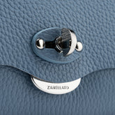 LETTERA® S IN BLUE SAMBUCO NOTTURNO HAMMERED LEATHER | Zanellato