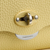 LETTERA® SMALL BAG IN HAMMERED YELLOW ZIBIBBO DI PANTELLERIA LEATHER | Zanellato