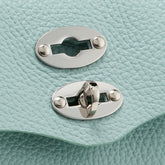 POSTINA® SUPER BABY BAG IN PEPPERMINT GREEN HAMMERED LEATHER | Zanellato