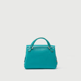 POSTINA® SBABY IN GREEN PESTO GENOVESE LAMINATED LEATHER | Zanellato