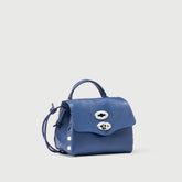 POSTINA® SBABY IN PELLE LAMINATA BLUE MORE DI ROVO | Zanellato