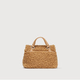 BABY POSTINA® MESSENGER BAG IN TEDDY FUR BROWN TEDDY | Zanellato