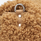 BABY POSTINA® MESSENGER BAG IN TEDDY FUR BROWN TEDDY | Zanellato