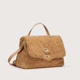 BORSA POSTINA® SMALL IN TESSUTO BROWN TEDDY - Postina® | Zanellato