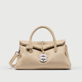 DOTTA® S IN BEIGE SABBIA ELBANA HAMMERED LEATHER | Zanellato