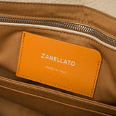 DOTTA® S IN BEIGE SABBIA ELBANA HAMMERED LEATHER | Zanellato