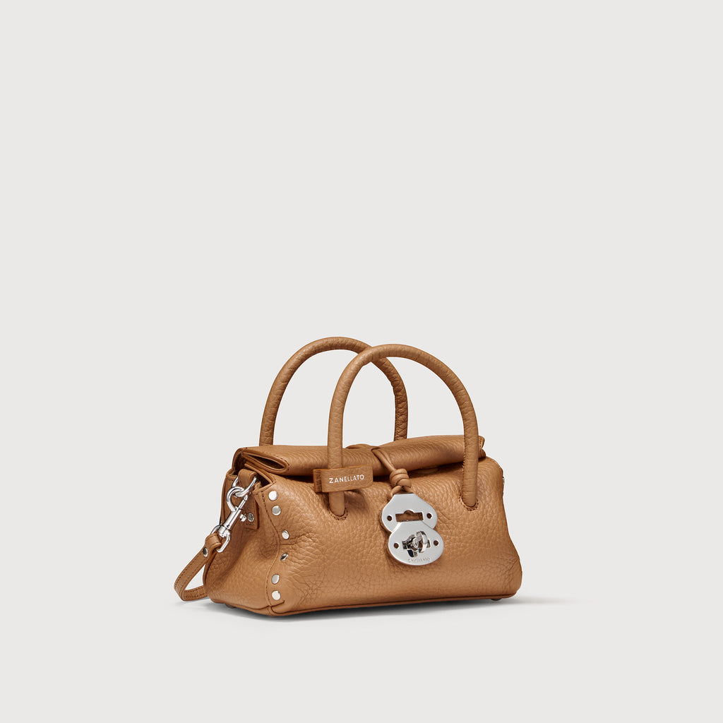 Zanellato Women's Borsa Dotta Vimini Small Brown