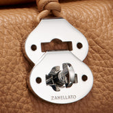 BORSA DOTTA® BABY IN PELLE MARTELLATA BROWN AMARETTO - Brown Amaretto | Zanellato