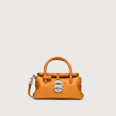 BORSA DOTTA® BABY IN PELLE MARTELLATA ORANGE DEL DOGE - Small bags | Zanellato