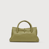 SMALL DOTTA® BAG IN HAMMERED LEATHER GREEN CANALETTO - Green Canaletto | Zanellato