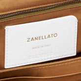 SMALL DOTTA® BAG IN HAMMERED LEATHER GREEN CANALETTO - Green Canaletto | Zanellato