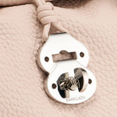 DOTTA® SMALL BAG IN HAMMERED LEATHER PINK CALLAS | Zanellato