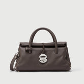 DOTTA® S IN PELLE MARTELLATA BROWN CASTEL DEL MONTE | Zanellato