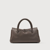 DOTTA® SMALL BAG IN SMOOTH BROWN GIANDUIOTTO LEATHER | Zanellato