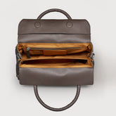 DOTTA® SMALL BAG IN SMOOTH BROWN GIANDUIOTTO LEATHER | Zanellato