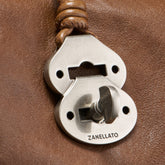 BORSA DOTTA® SMALL IN PELLE LISCIA BROWN SANDALO - Brown Sandalo | Zanellato