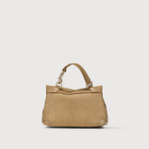 POSTINA® BABY BAG IN AMORETTO BEIGE LEATHER | Zanellato