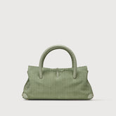 DOTTA® SMALL LEATHER BAG AMORETTO GREEN SPINOSO | Zanellato