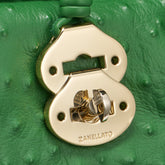 DOTTA® BABY LEATHER BAG IN CACTUS GREEN   CORTE DEI GRECI | Zanellato