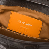 DOTTA® BABY IN BROWN ESPRESSO PRINTED LEATHER | Zanellato
