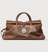 DOTTA® XL IN PELLE MARTELLATA BROWN S.ZENO - Dotta® | Zanellato
