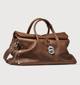 DOTTA® XL IN PELLE MARTELLATA BROWN S.ZENO - Dotta® | Zanellato