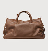 DOTTA® XL IN BROWN S.ZENO HAMMERED LEATHER | Zanellato