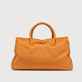 BORSA DOTTA® EXTRA LARGE IN PELLE MARTELLATA ORANGE DEL DOGE - Orange Del Doge | Zanellato