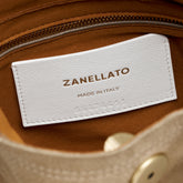MEDIUM A'SPASSO® BAG IN NUBUCK GREY VOLTOLINA - Grey Voltolina | Zanellato