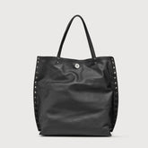 BORSA A' SPASSO® MEDIUM IN PELLE LISCIA BLACK LAVAGNA - Tote Bag | Zanellato