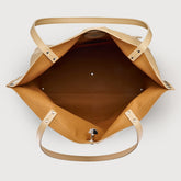 A'SPASSO® MEDIUM BAG IN SMOOTH BEIGE JUTE LEATHER | Zanellato