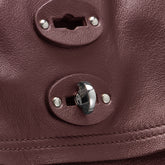 MEDIUM A'SPASSO® BAG IN SMOOTH LEATHER RED MANDURIA - Red Manduria | Zanellato