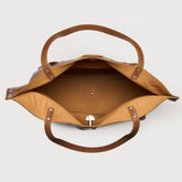 BORSA A'SPASSO® MEDIUM IN PELLE LISCIA BROWN SANDALO - Brown Sandalo | Zanellato