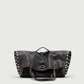 A' SPASSO® M IN BROWN CARBONE SMOOTH LEATHER | Zanellato