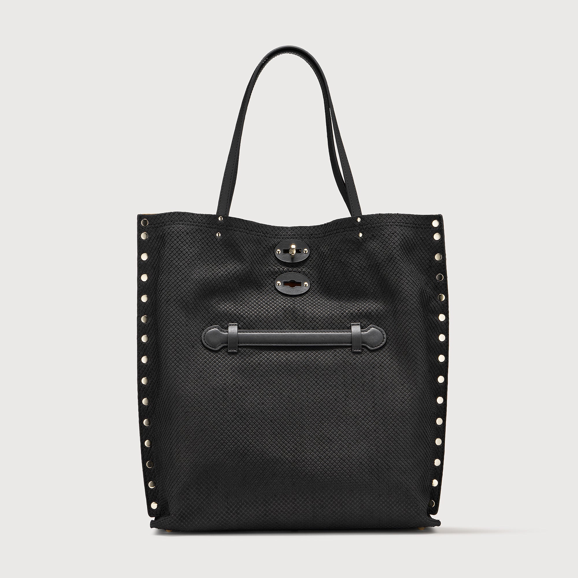 A'SPASSO® MEDIUM BAG AMORETTO BLACK ETNA | Zanellato