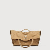 A'SPASSO® MEDIUM AMORETTO BAG, BEIGE, MAGGIESE - Shoulder Bags | Zanellato