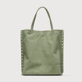 A'SPASSO® MEDIUM AMORETTO GREEN SPINOSO BAG - Shoulder Bags | Zanellato