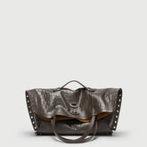A' SPASSO® M IN BROWN ESPRESSO PRINTED LEATHER | Zanellato